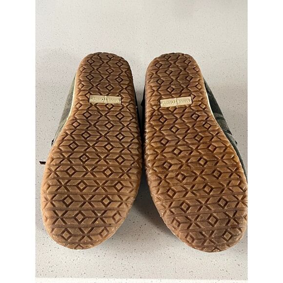 Minnetonka Moccasin Slippers Camo Print Faux Fur Lined Mens Size 11M - Picture 3 of 8